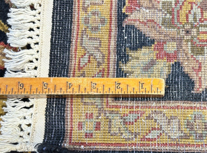 6'1"x9'1" Hand-Knotted 100% Wool Pile Agra Carpet - Area Rug