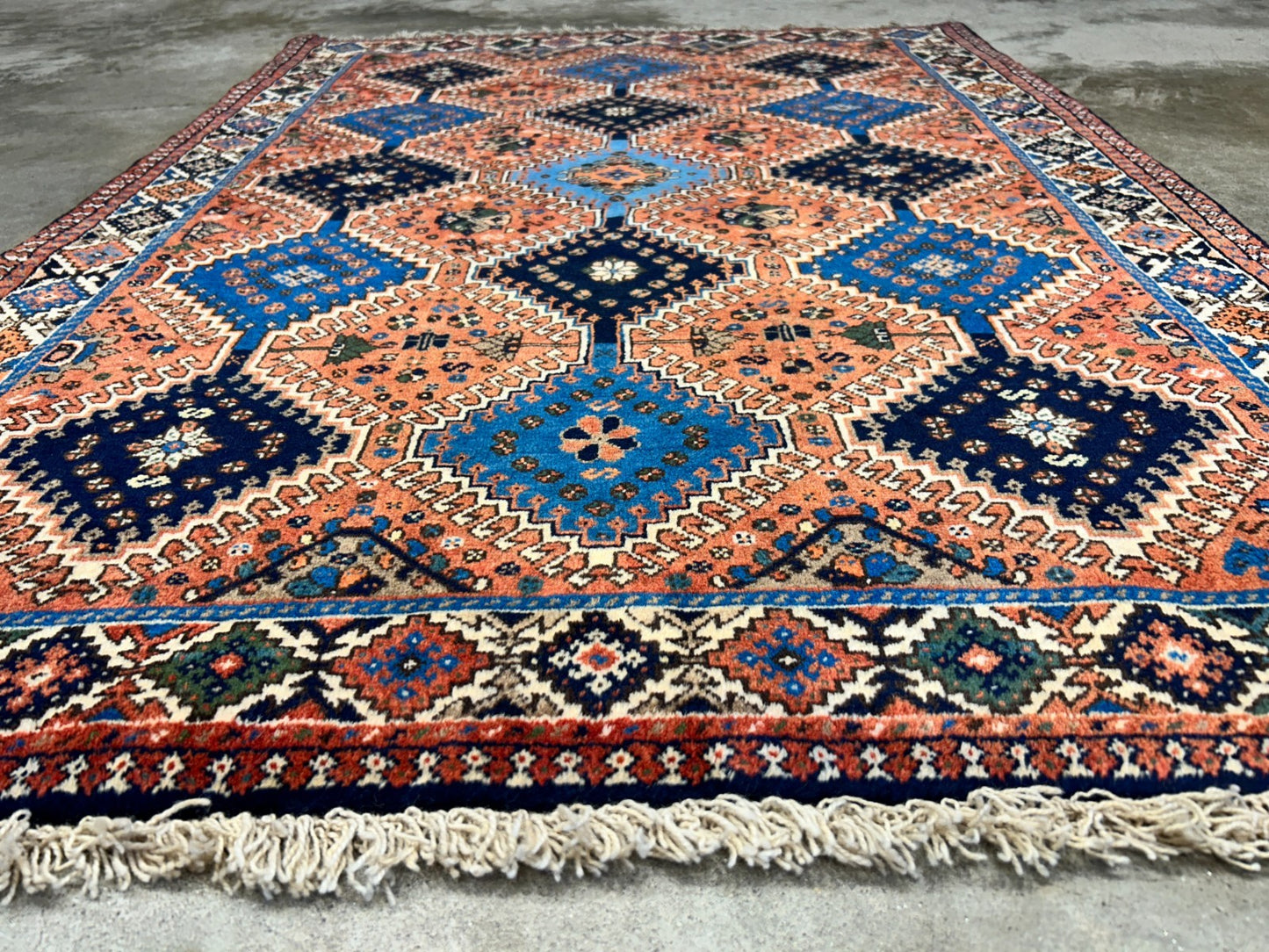 2'4"x4'9" Hand-Knotted 100% Wool Pile Yalamehe Rug