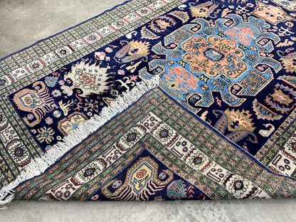 6'x9'10" Hand-Knotted 100% Wool Pile Ardabile Carpet - Area Rug