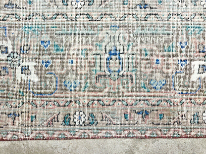 9'8"x12'5" Hand-Knotted 100% Wool Pile Herize Rug