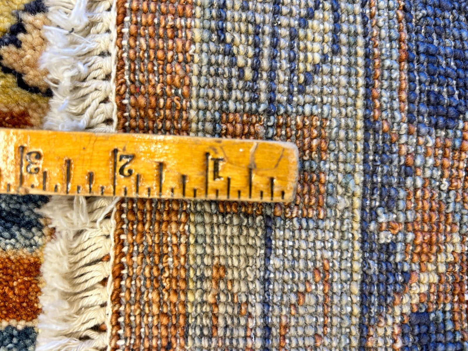 9'x12' Hand-Knotted 100% Lamb Wool Serapie Design Carpet - Area Rug