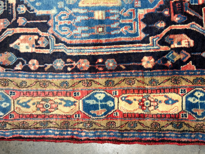 5'4" x 10'5" Hand-Knotted 100% Wool Pile Nahavande Area Rug
