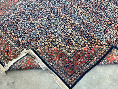 6'8"x9'9" Hand-Knotted 100% Wool Pile Hereke Carpet - Area Rug