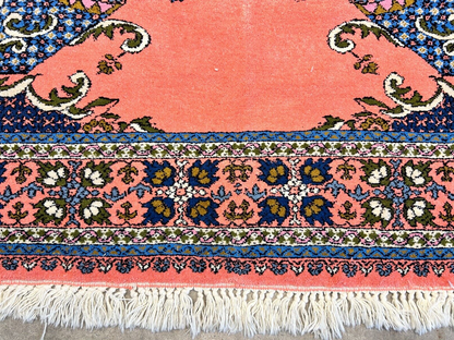 6'10"x9'1" Hand-Knotted 100% Wool Pile Morocco Carpet - Area Rug