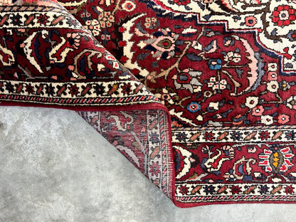 7'0"x10'3" Hand-Knotted 100% Wool Pile Bakhtiarie Carpet - Area Rug