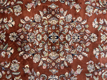 8’1”x9’11” Hand-Knotted 100% Wool Pile Oriental Area Rug - Carpet