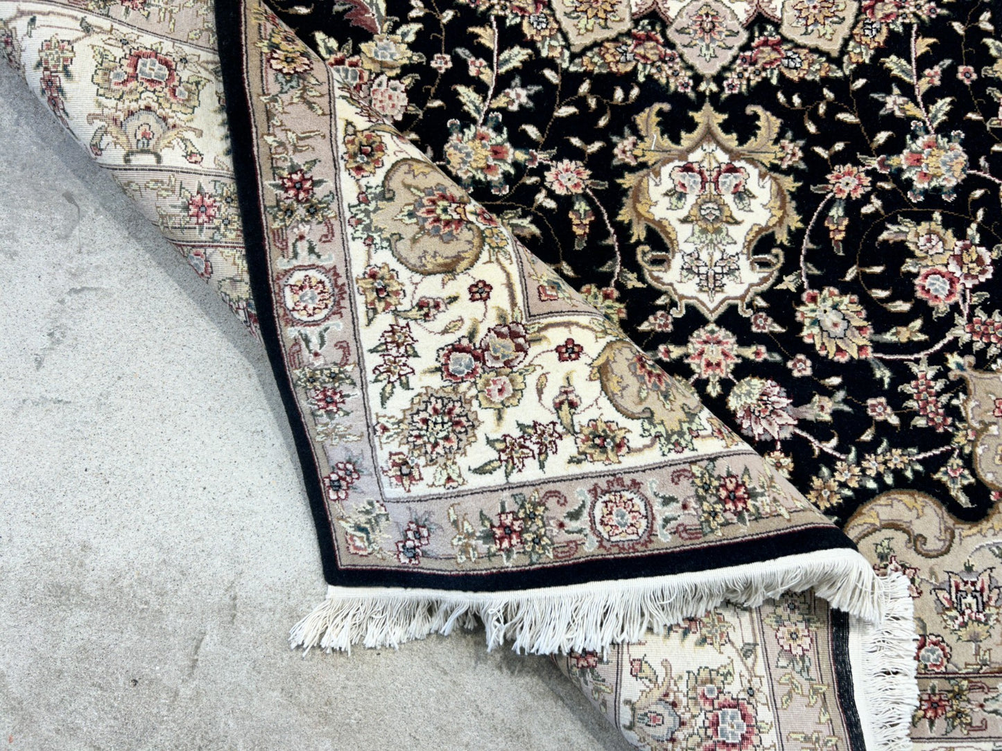 6'x9' Hand-Knotted 100% Wool Pile SinoPersian Carpet - Area Rug