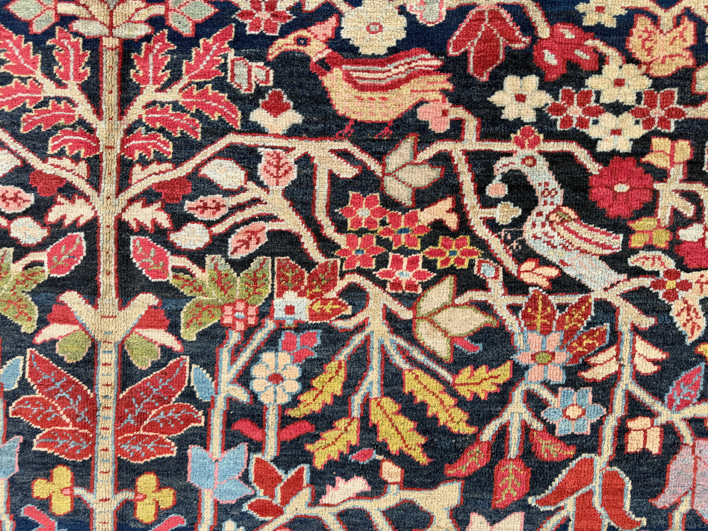 Hand-Knotted Antique Persian Heriz Rug - 12’6”x22’6”