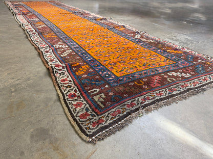 Hand-Knotted Heriz Runner - 3’3”x16’8”