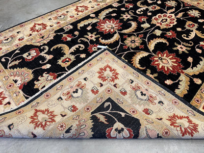 Hand-Knotted Peshawar Rug - 7’7”x10’6”