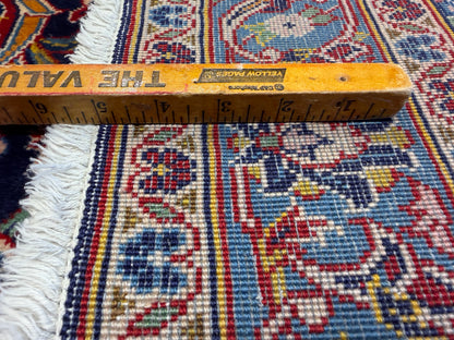 Hand-Knotted Persian Kashan Rug - 9’7”x13’3”