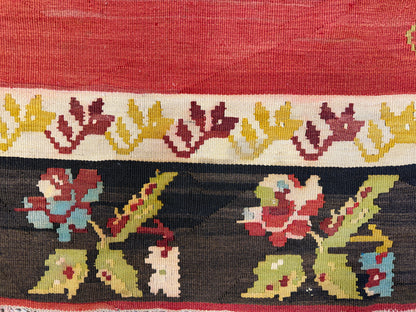 Antique Flatweave Aubusson Rug - 8’x10’