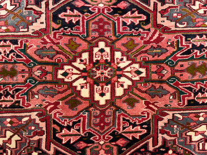 Hand-Knotted Persian Heriz Rug - 8’3”x10’9”