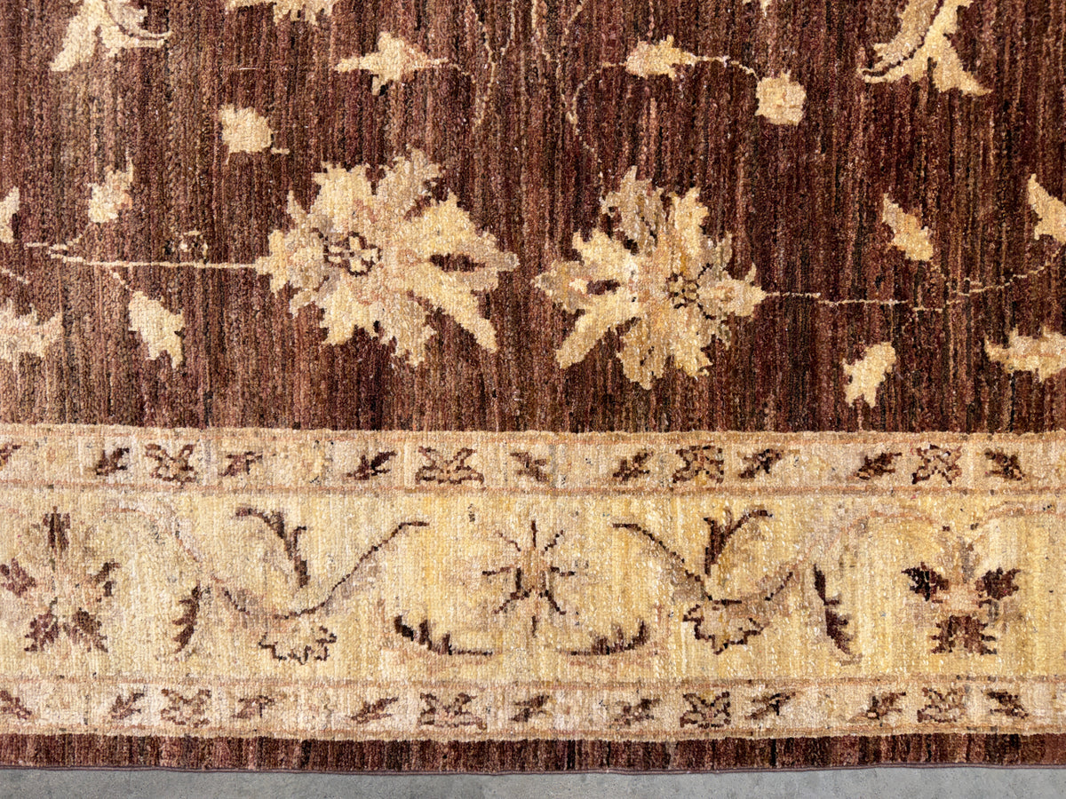 Hand-Knotted Pishawar Rug - 6'7"x9'5"