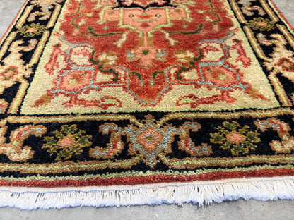 Hand-Knotted IndoHeriz Rug - 2’x3’