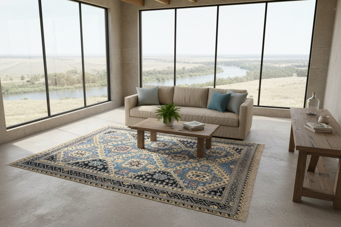 Antique Flatweave Soumak Rug - 8’6”x10’