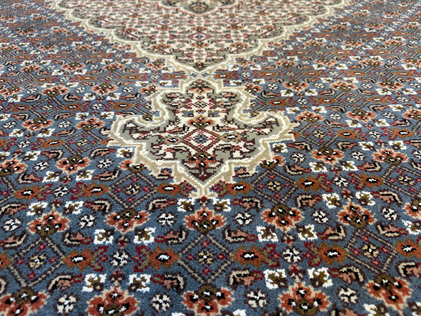 8’x10’ Hand-Knotted Wool IndoMahi Tabriz Area Rug