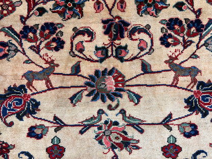 Hand-Knotted Persian Bakhtiari Rug - 5'1"x10'3"