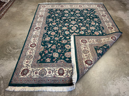 8’x10’ Hand-Knotted IndoKashan Oriental Area rug