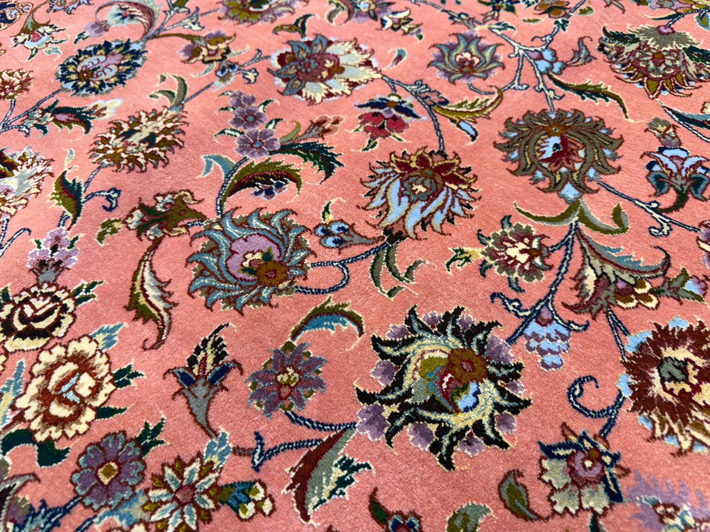 9’7”x14’ Hand-Knotted 70 Raj Persian Tabriz Rug - Signed Beirami