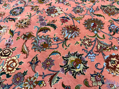 9’7”x14’ Hand-Knotted 70 Raj Persian Tabriz Rug - Signed Beirami