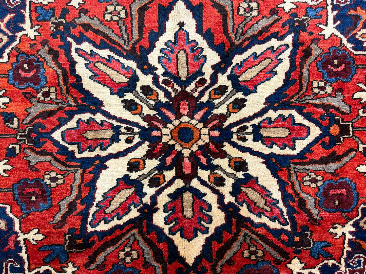 Hand-Knotted Persian Bakhtiari Rug - 10’x11’10”