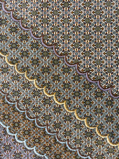 10’x13’2” Very Fine Hand-Knotted Persian Tabriz Mahi Area Rug