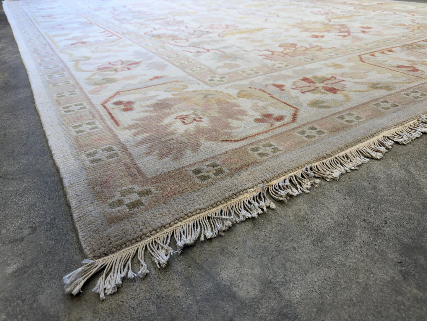 Hand-Knotted Oushak Rug - 8’1”x10’8”