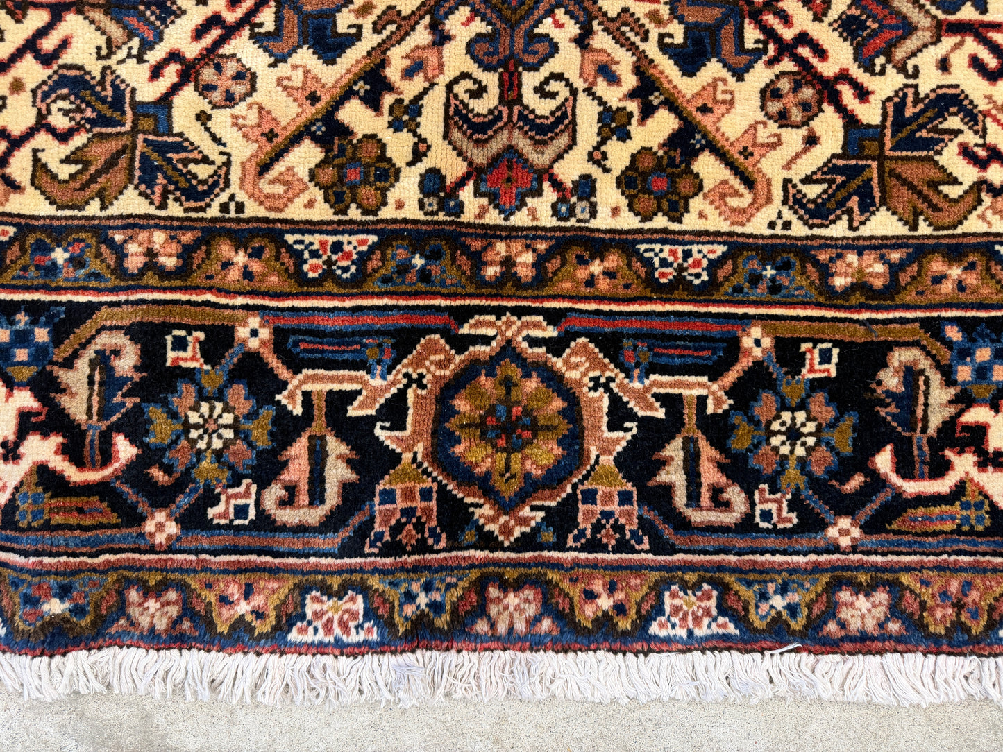 10’1”x14’ Hand-Knotted Persian Heriz Area Rug