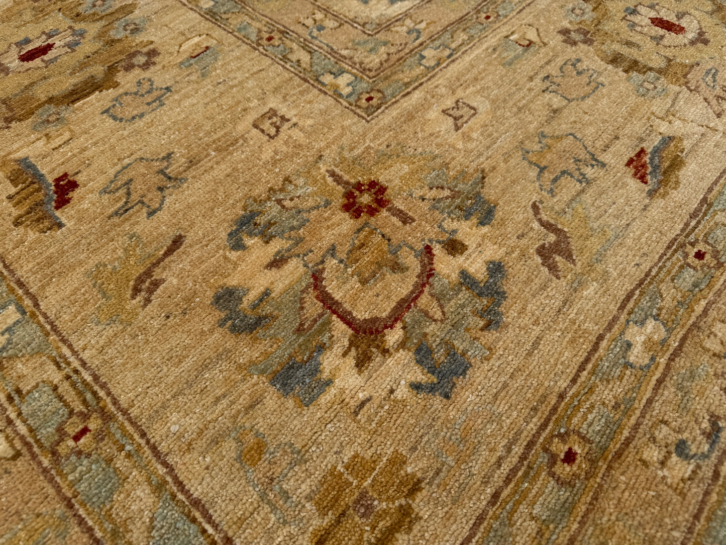 Hand-Knotted Oushak Rug - 13’x17’9”