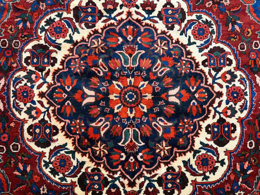 Hand-Knotted Persian Bakhtiari Rug - 8’8”x12’2”