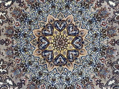 11’7”x16’6” Palace Size Hand-Knotted Wool & Silk Isfahane Area Rug 11x16