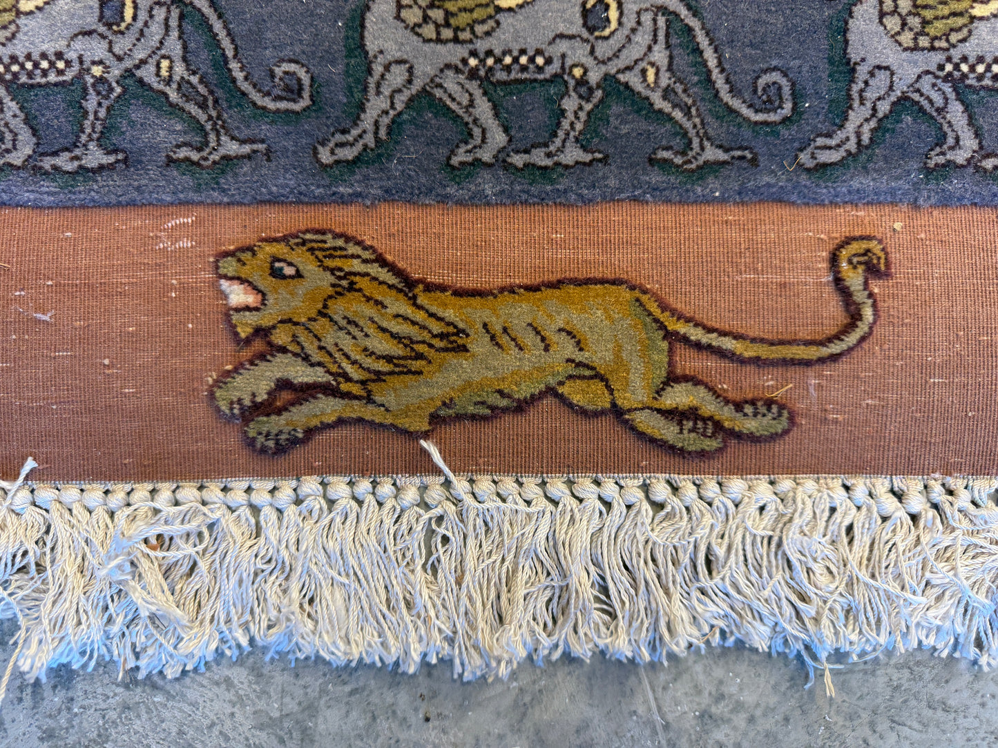 11’3”x16’3” Hand-Knotted 70 Raj Signed Persian Tabriz Rug