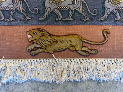 11’3”x16’3” Hand-Knotted 70 Raj Signed Persian Tabriz Rug