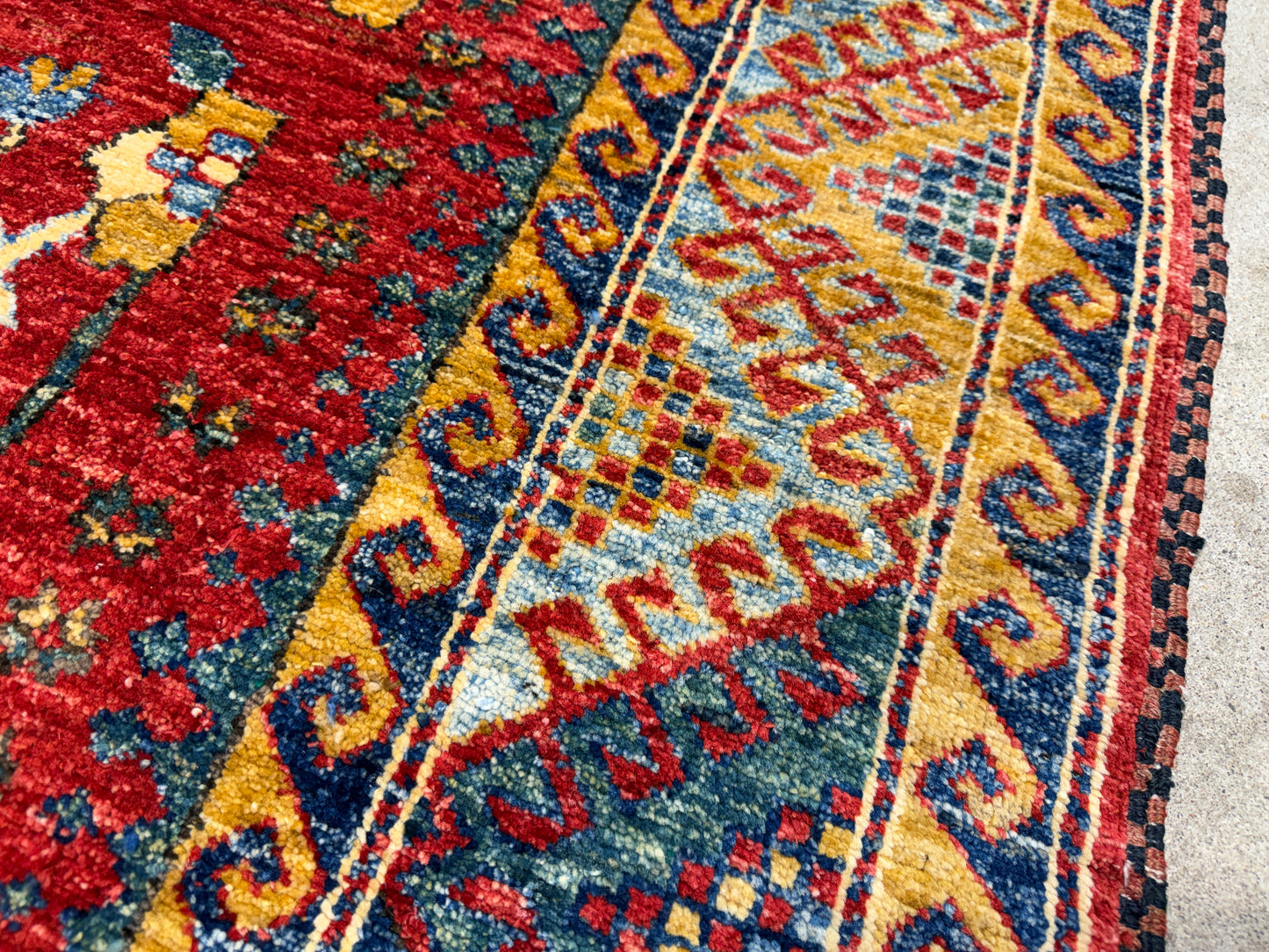 Hand-Knotted IndoMahal Rug - 5’5”x7’3”