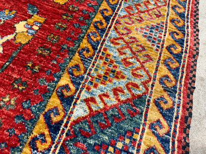 Hand-Knotted IndoMahal Rug - 5’5”x7’3”