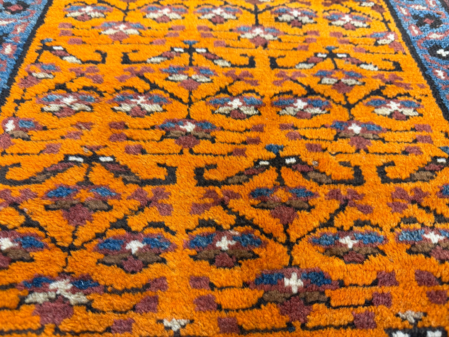 Hand-Knotted Heriz Runner - 3’3”x16’8”
