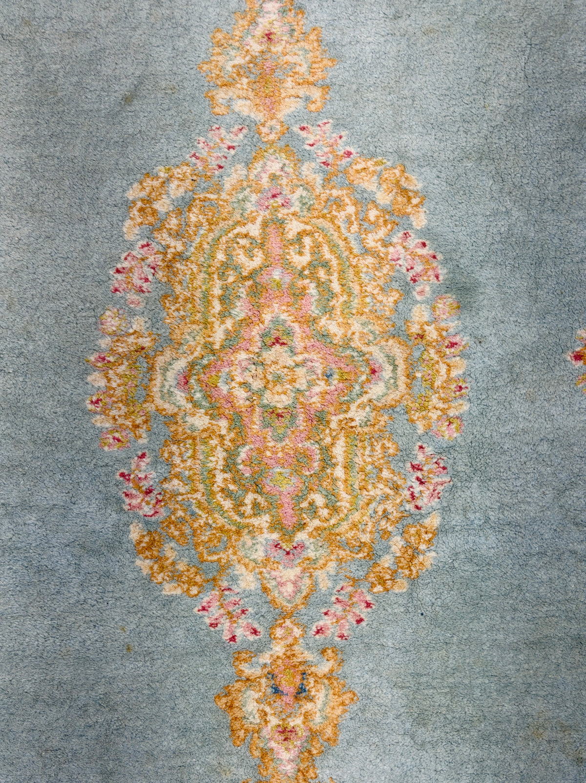 Antique Hand-Knotted Persian Kerman Rug - 3’11”x7’