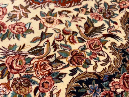 Hand-Knotted Persian Sarouk Rug - 4’5”x6’6”
