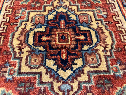 Hand-Knotted IndoHeriz Rug - 2’x3’