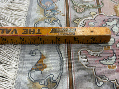 Hand-Knotted 60 Raj Persian Tabriz Rug - 6'8"x10'
