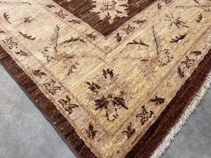 Hand-Knotted Pishawar Rug - 6'7"x9'5"