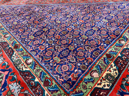 10’x13’ Hand-Knotted Wool Bidjar Persian Area Rug 10x13 Handmade Carpet