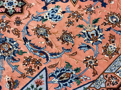 Hand-Knotted Persian Isfahan Rug - Signed Asachi - 5’x7’8”