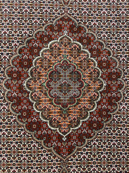 Hand-Knotted Persian Tabriz Mahi  Rug - 5'1"x6'10"
