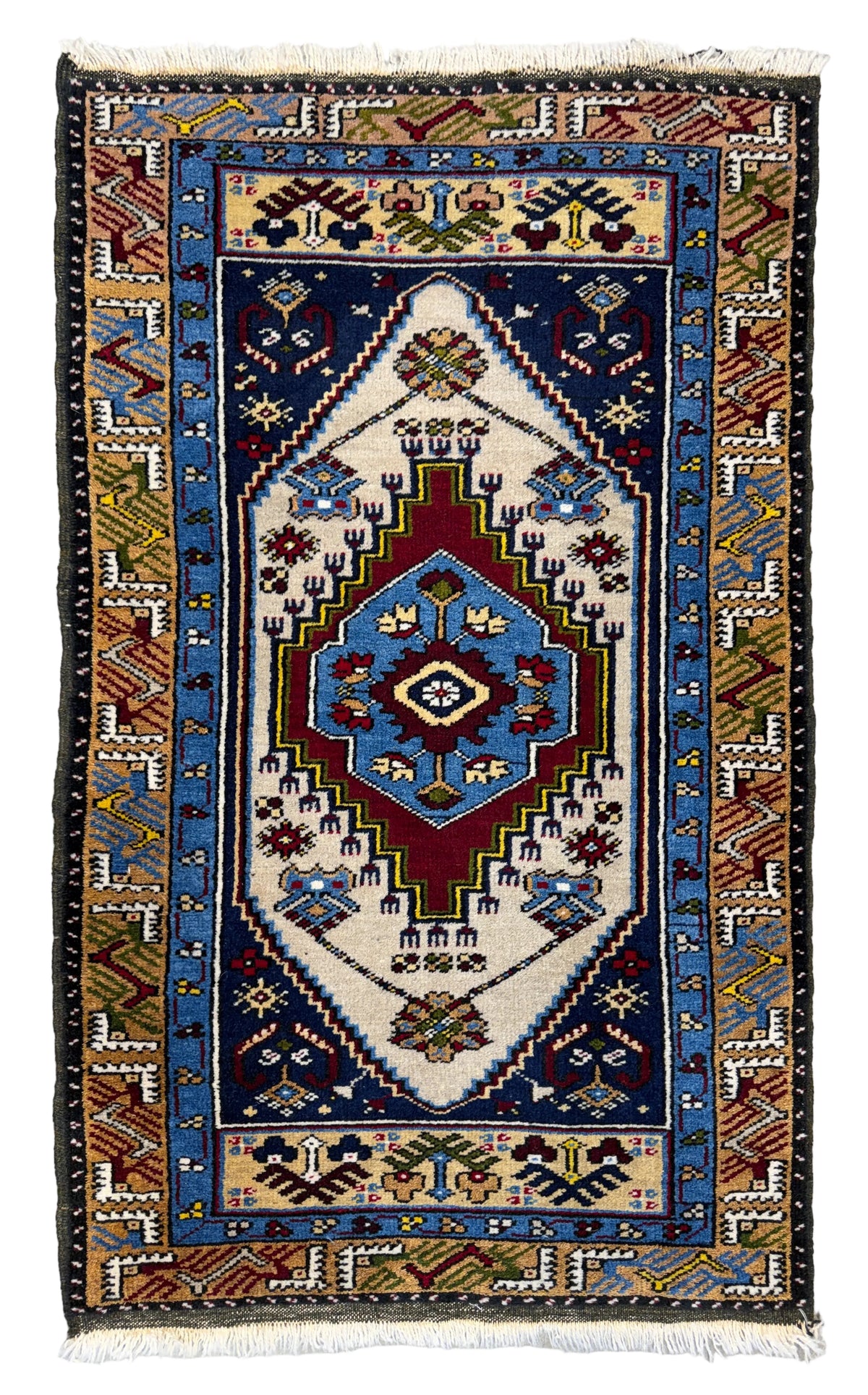 Hand-Knotted Balouchi Rug - 2’2”x3’7”