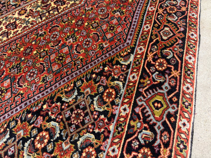 Hand-Knotted Persian Bidjar Rug - 3'8"x5'8"