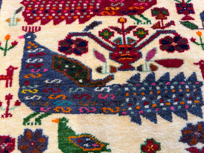 Hand-Knotted Bidjar Rug - 2’2”x2’9”