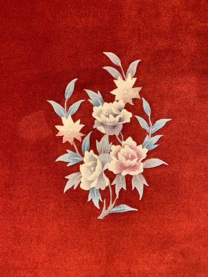 4'x6'2" Hand-Knotted Wool Art-Deco Area Rug - Handmade Carpet 4x6