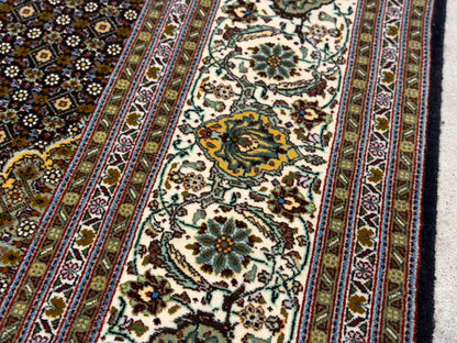 Hand-Knotted Persian Tabriz Mahi Rug - 6'10"x10'5"